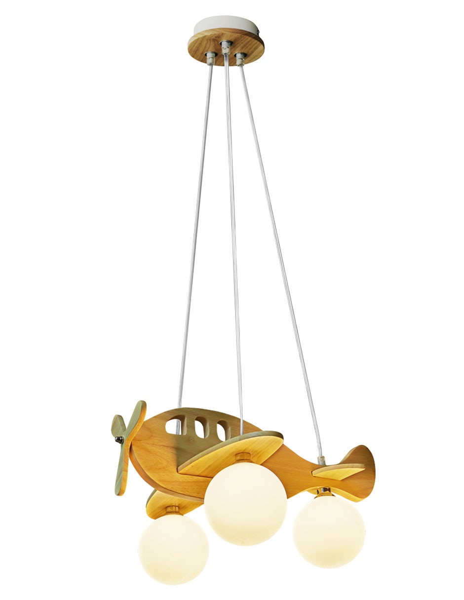 Lampara colgante led avion 6