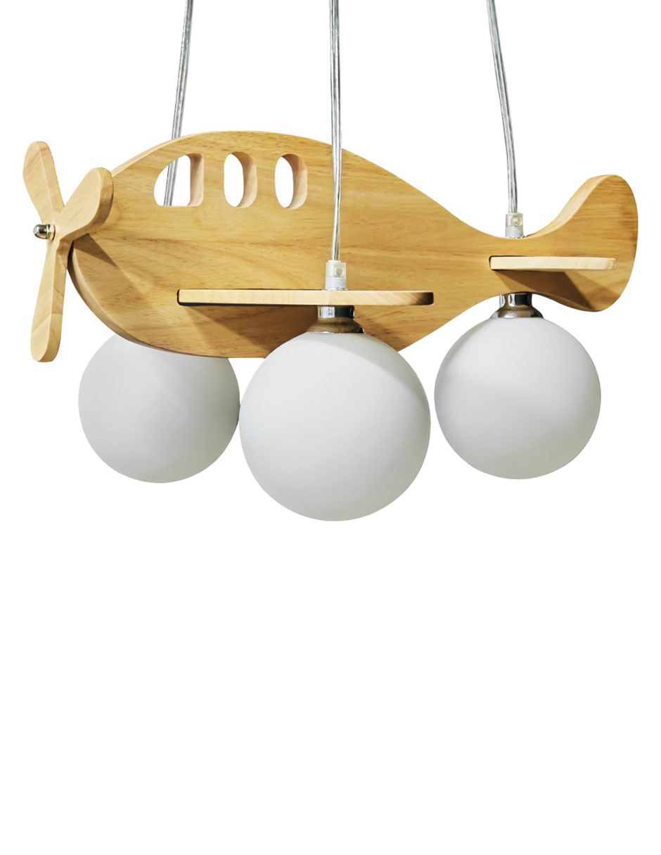 Lampara colgante led avion 2