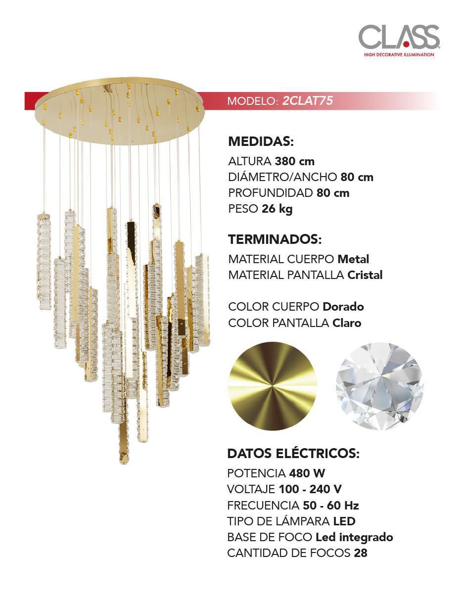 Lámpara colgante LED Class 8