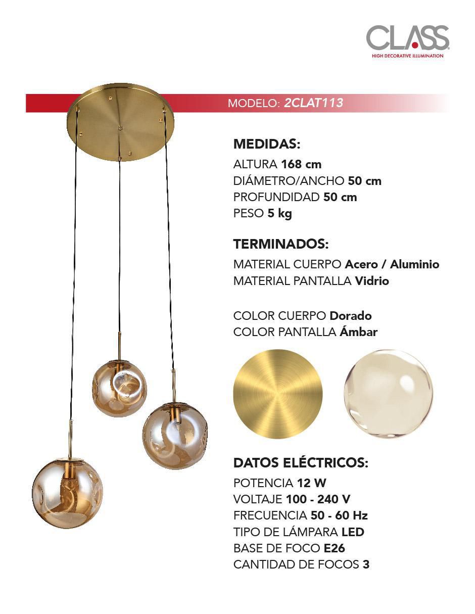 Lámpara colgante LED Class