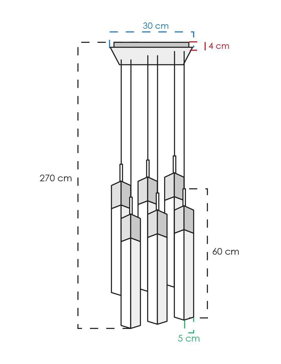 Lámpara colgante LED 5
