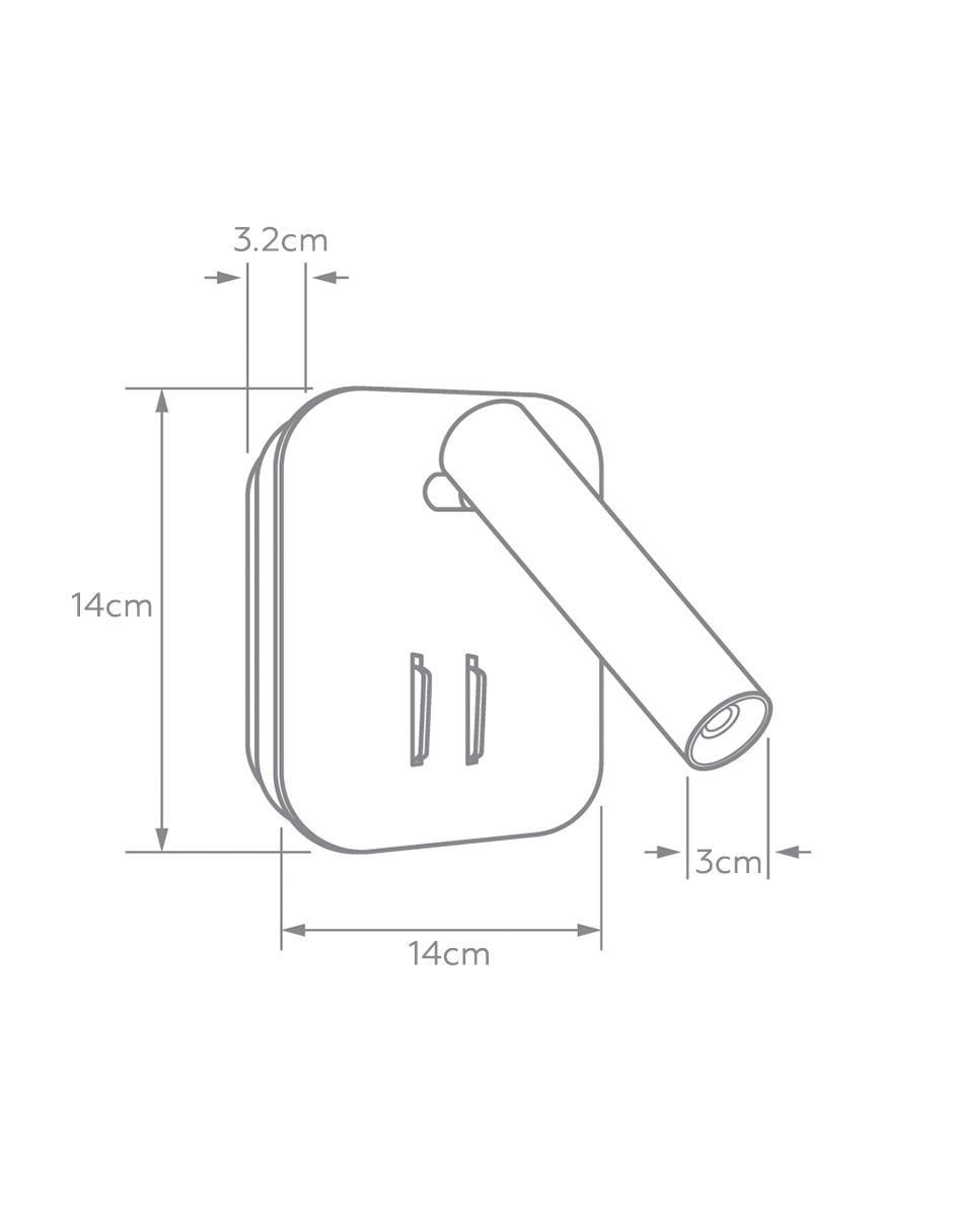 Lámpara de lectura LED Nika II 11
