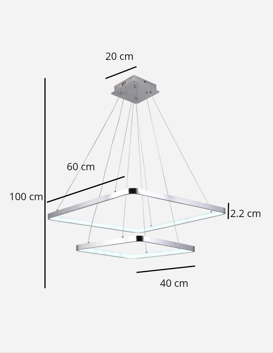 Lámpara colgante La Luz De Victoria led