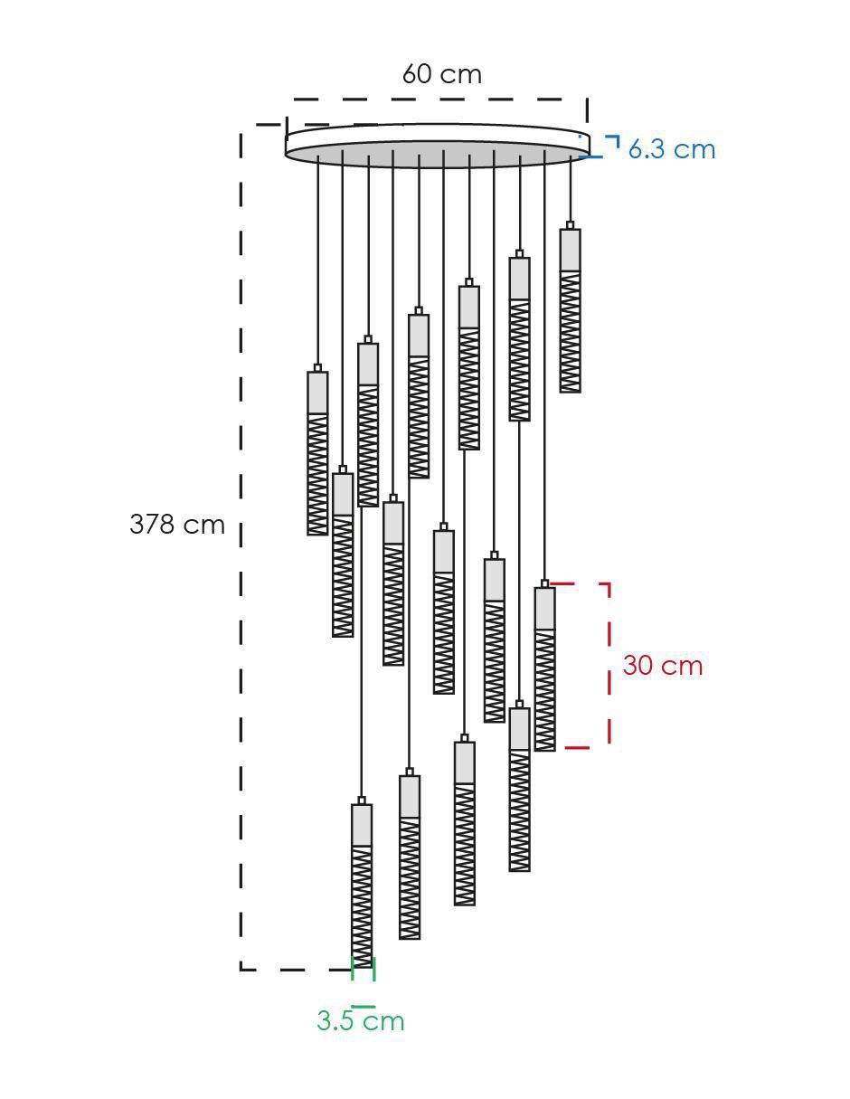 Lámpara colgante led 6