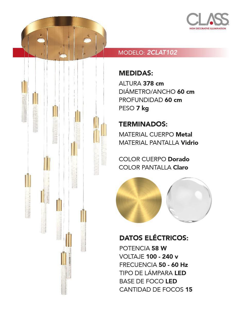 Lámpara colgante led 9