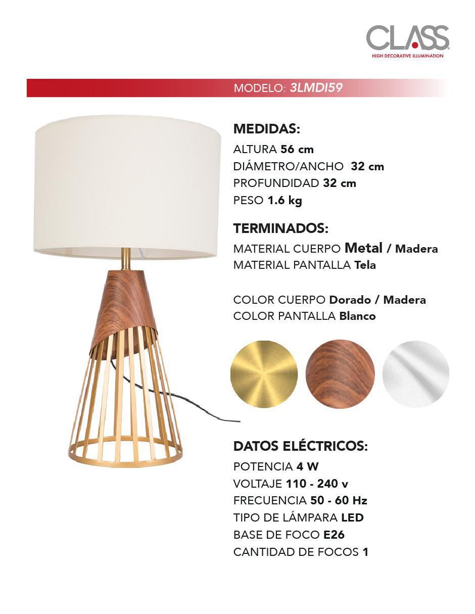 Lámpara de mesa LED Class