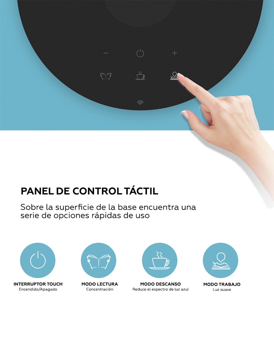 Lámpara escritorio LED Tecnolite Connect Beacon Smart