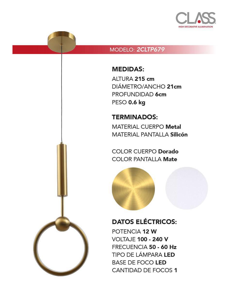 Lámpara colgante LED Class