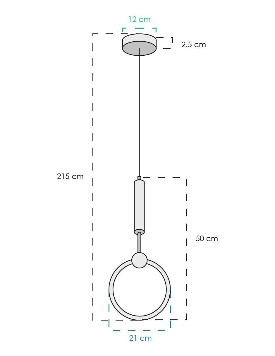 Lámpara colgante LED Class 9
