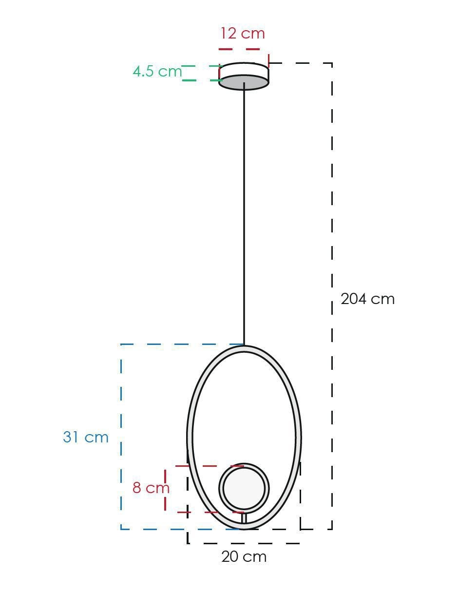 Lámpara colgante LED Class