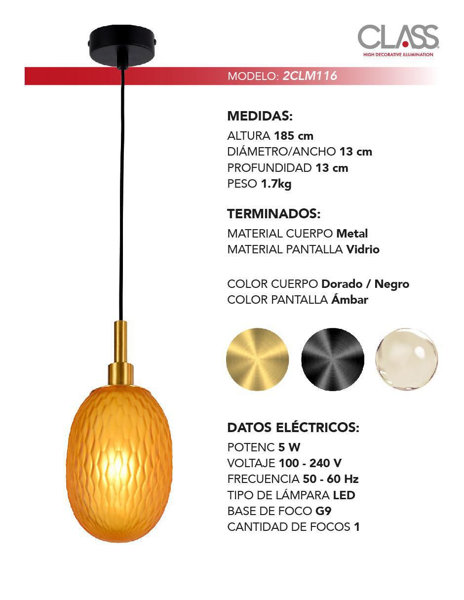 Lámpara colgante LED Class