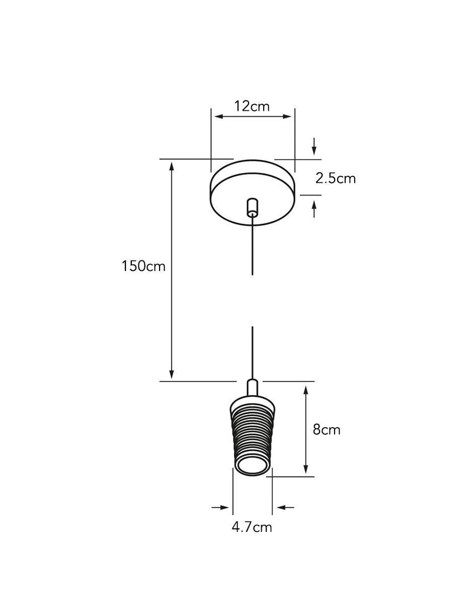Lámpara colgante led 9