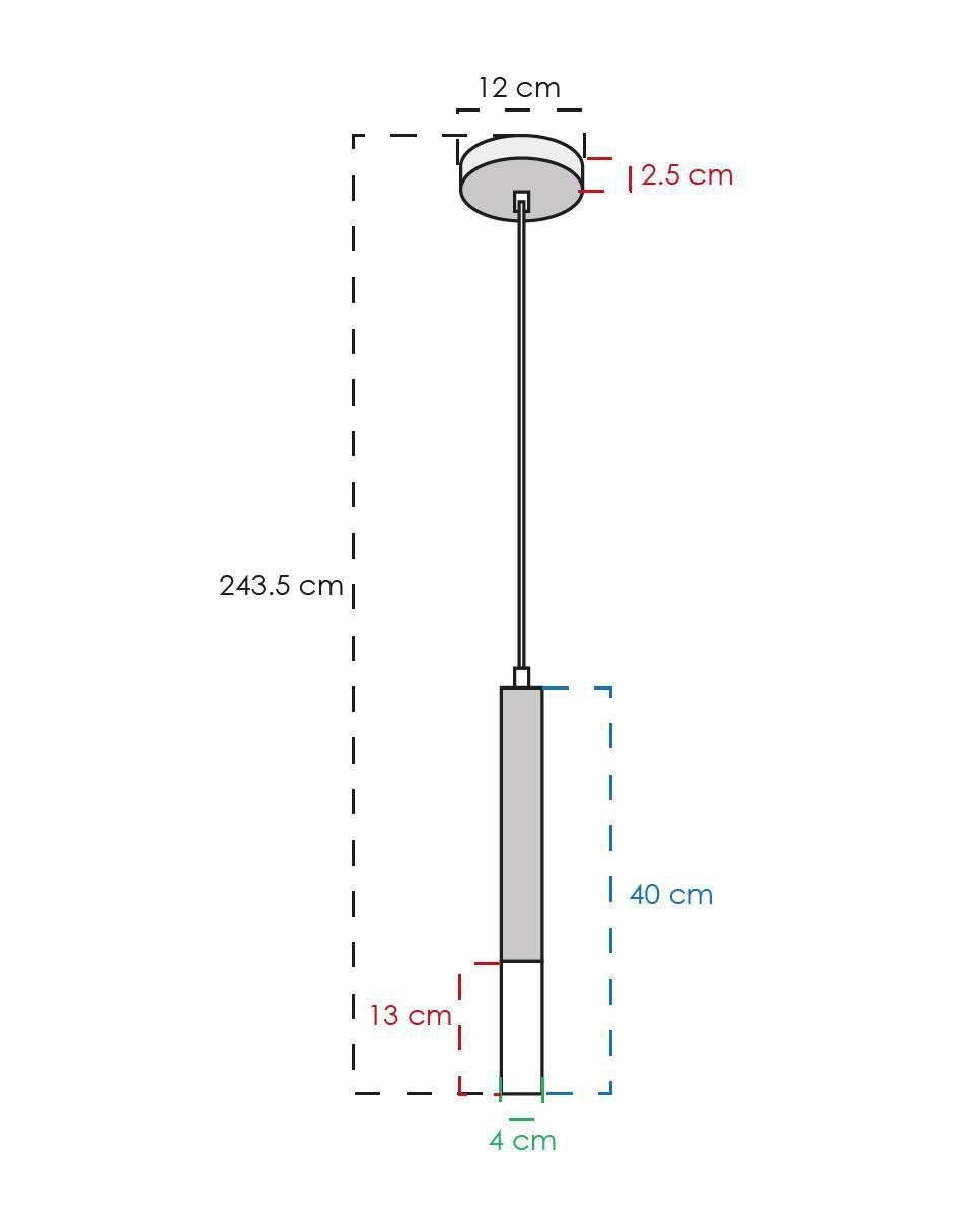 Lámpara colgante LED Class 9