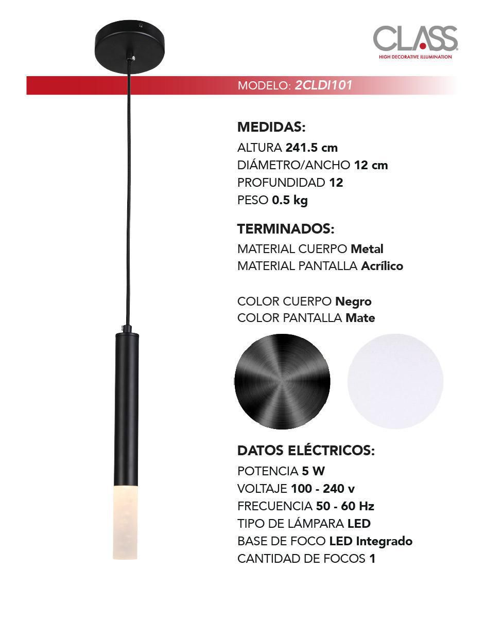 Lámpara colgante LED Class 6