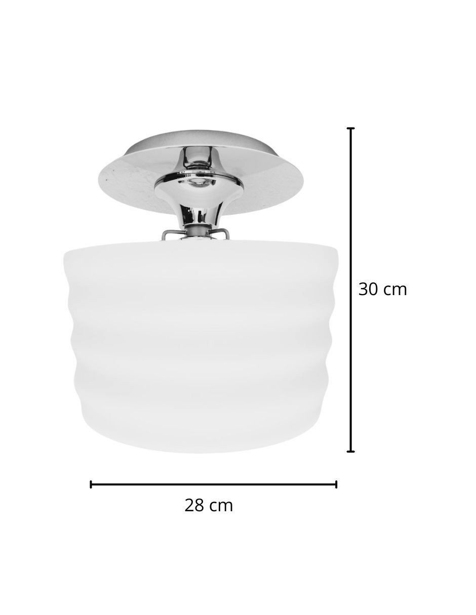 Lámpara de techo Laiting incandescente y led