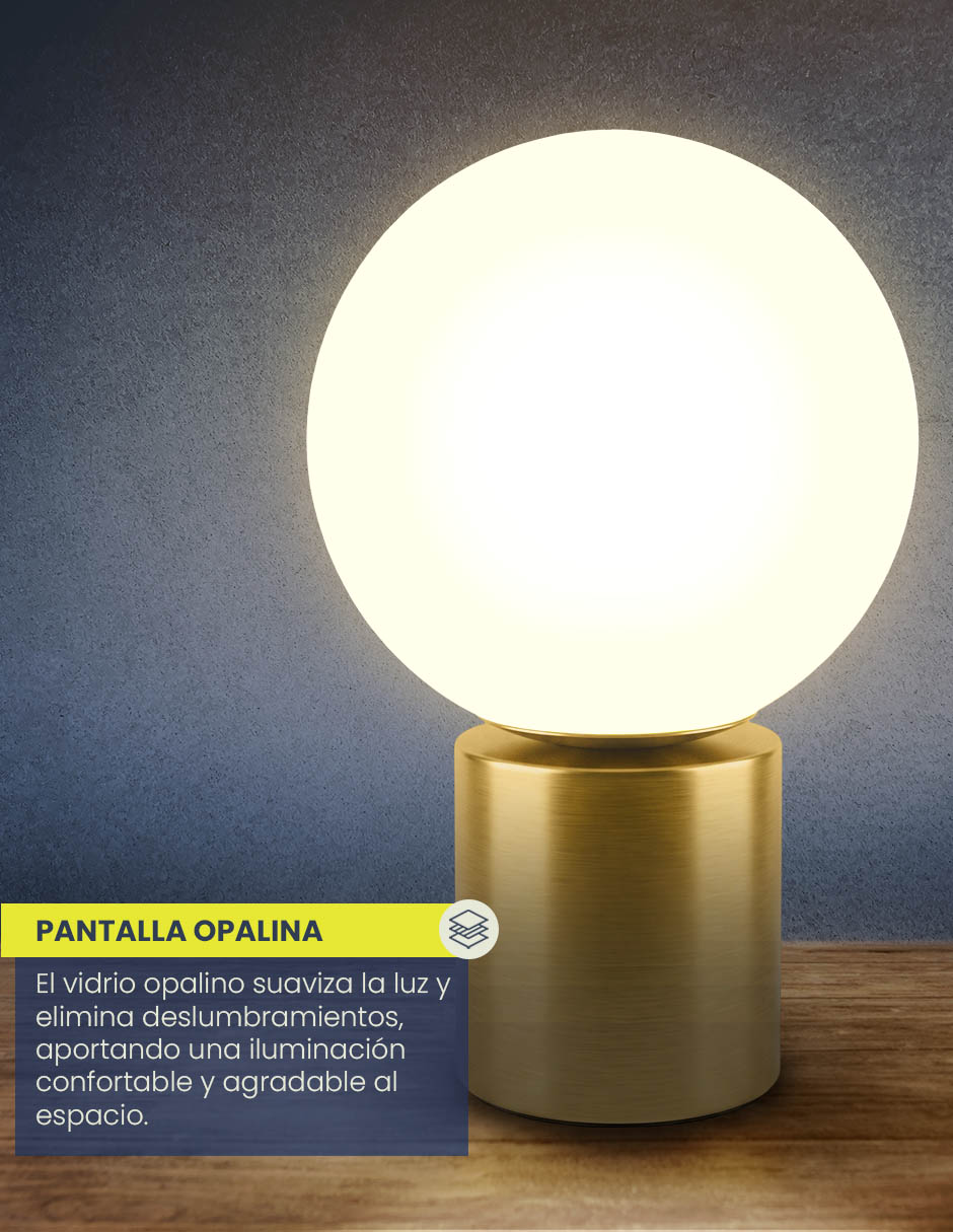 Lámpara de escritorio incandescente y LED Mil Luces Zibal