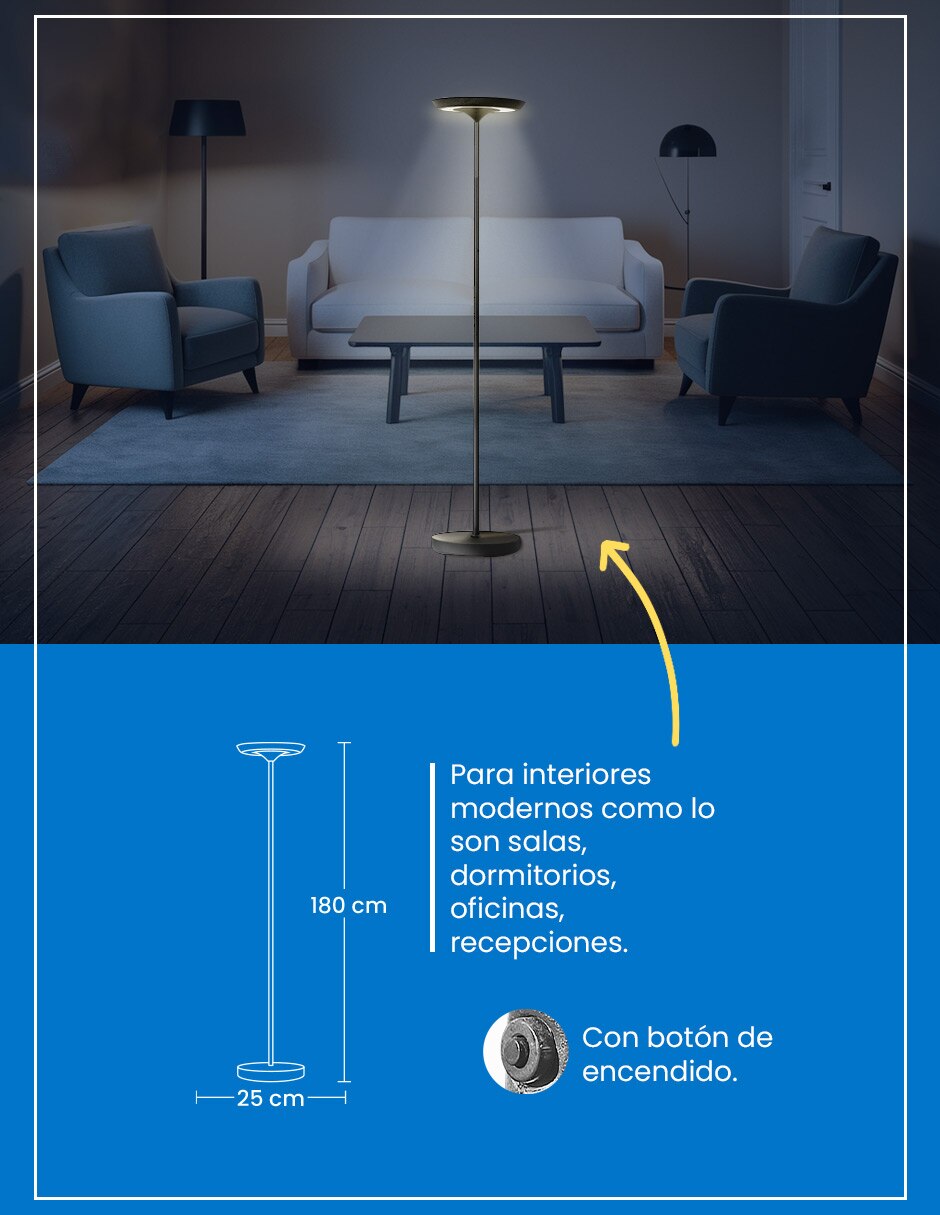 Lámpara de pie LED Mil Luces Sasori