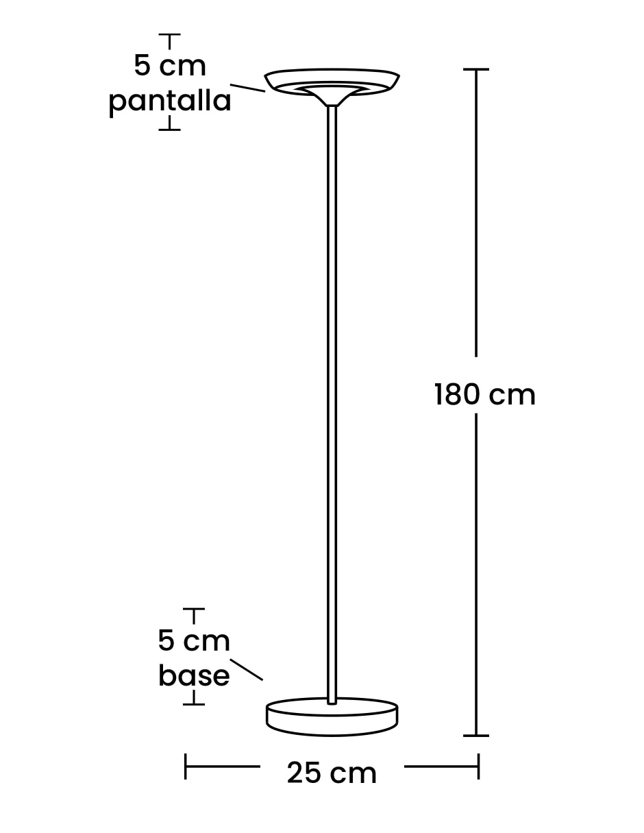 Lámpara de pie led sasori 6