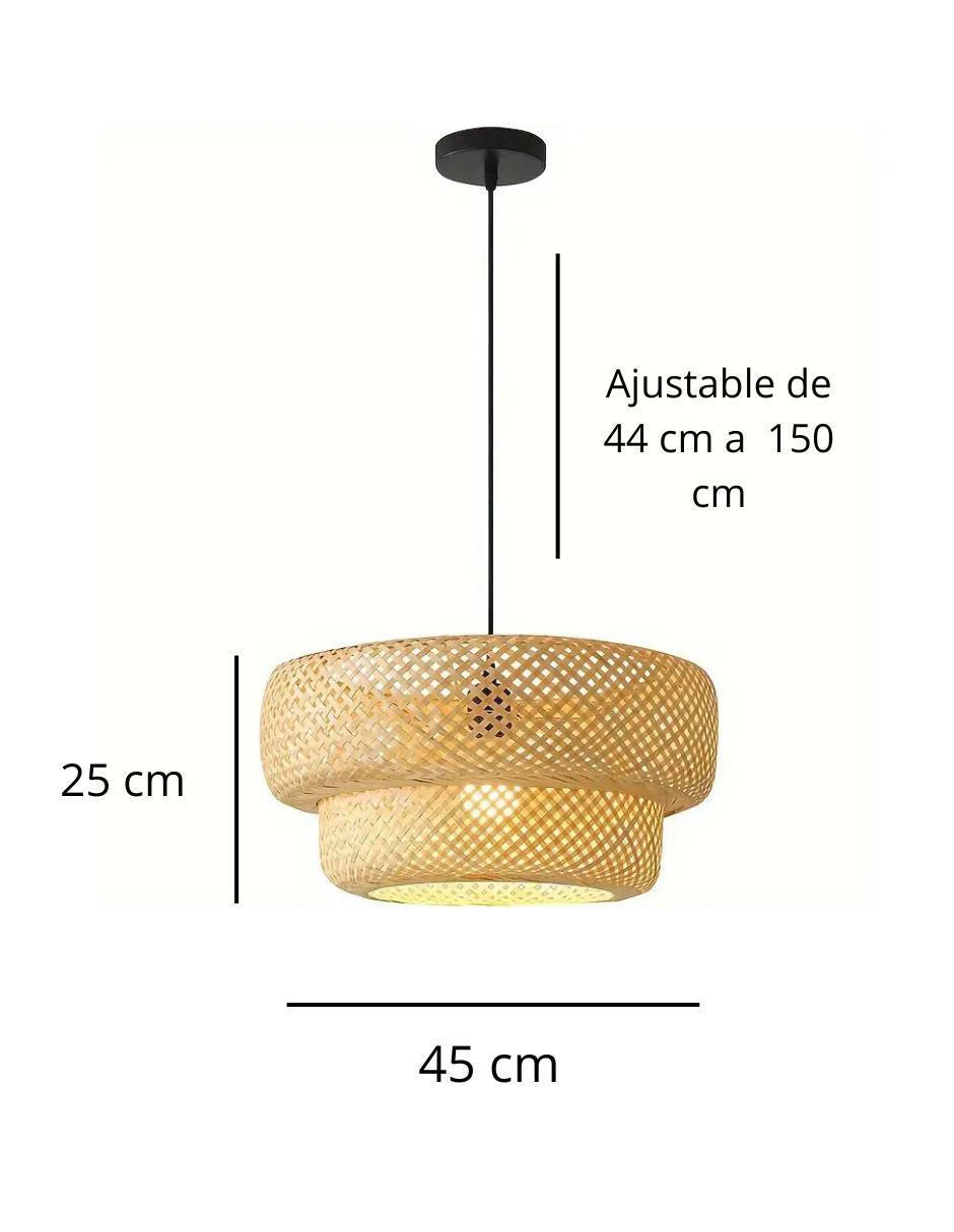 Lámpara colgante Mayadecor incandescente y led