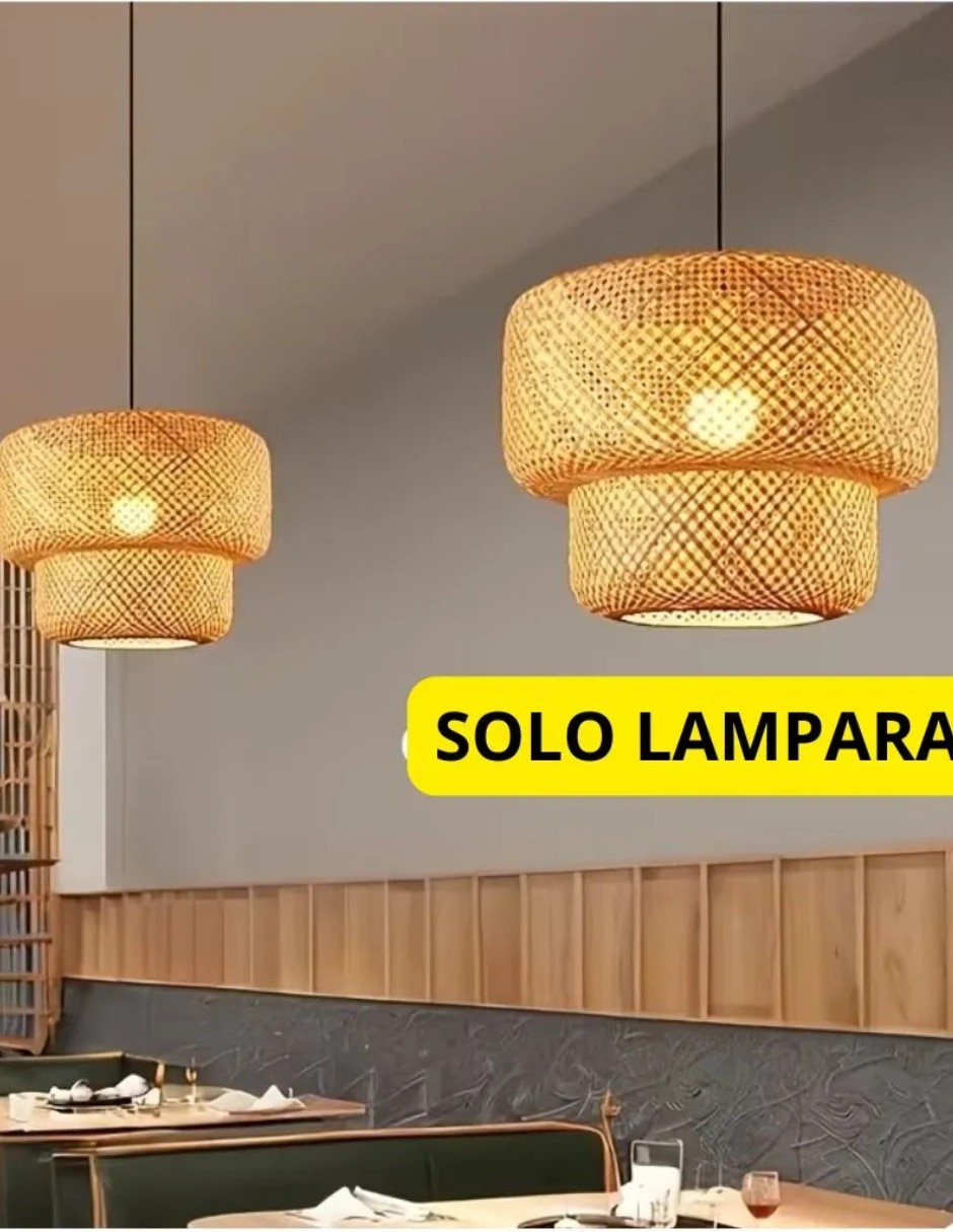 Lámpara colgante Incandescente y LED Mayadecor