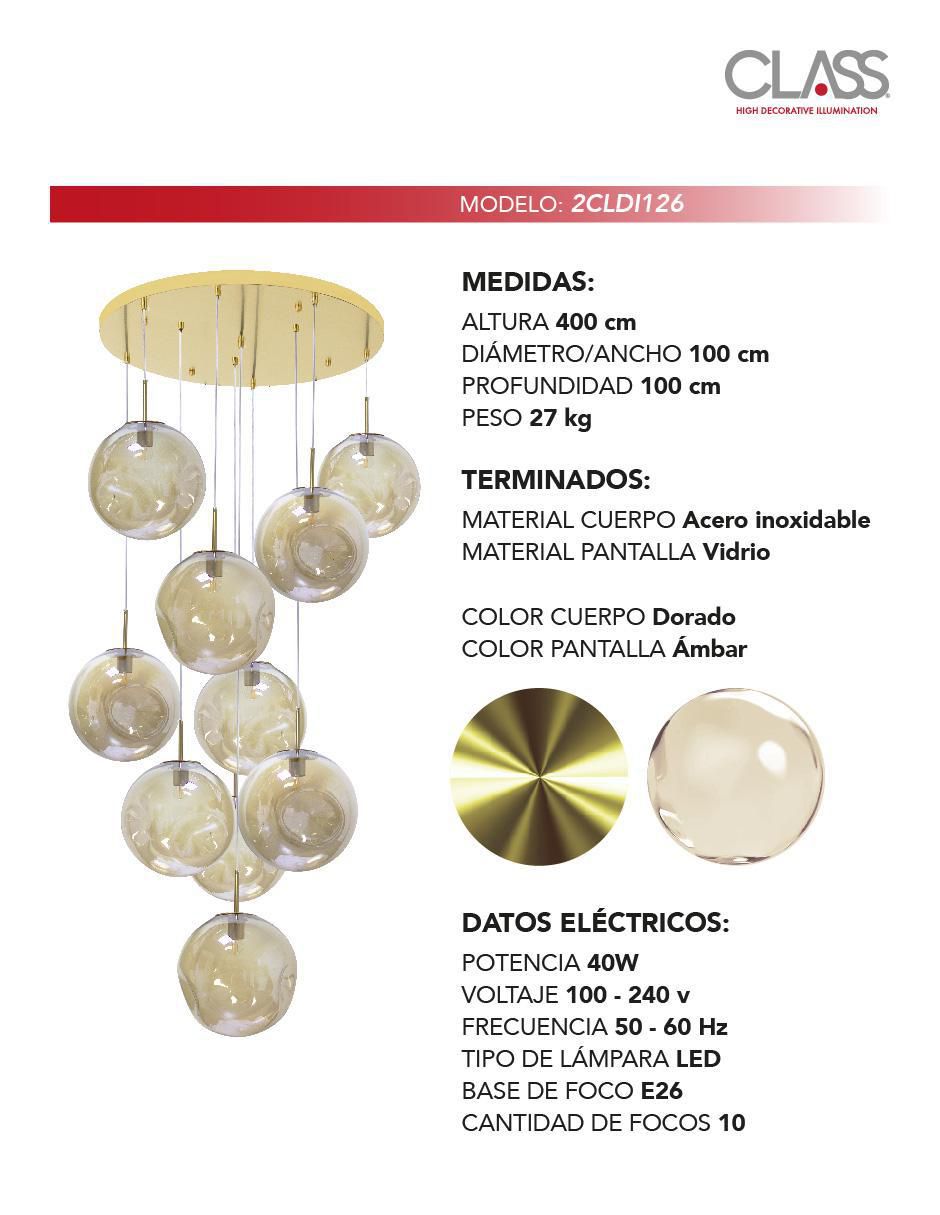 Lámpara colgante LED Class 7