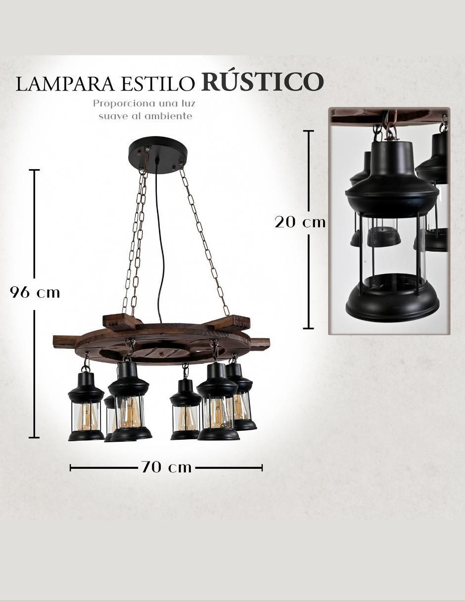Lámpara colgante LED 4