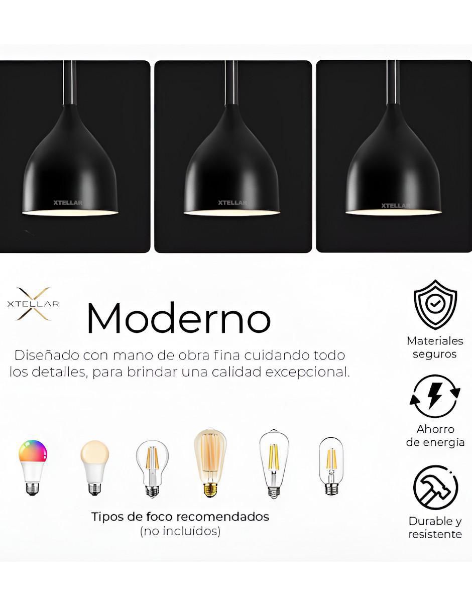 Lámpara colgante Xtellar incandescente