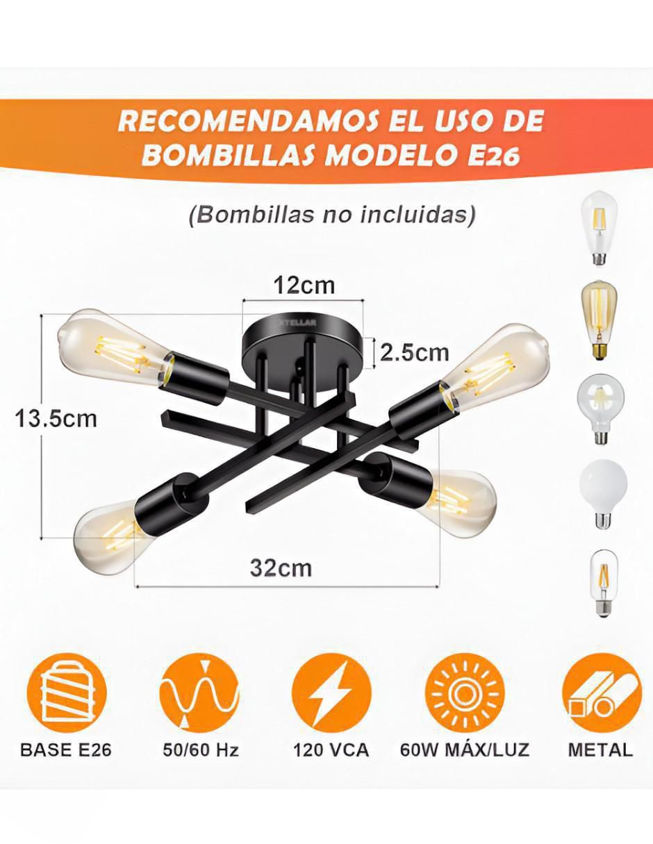 Lámpara colgante Xtellar led