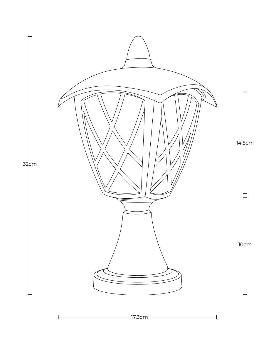 Lámpara de pie tradicional 7