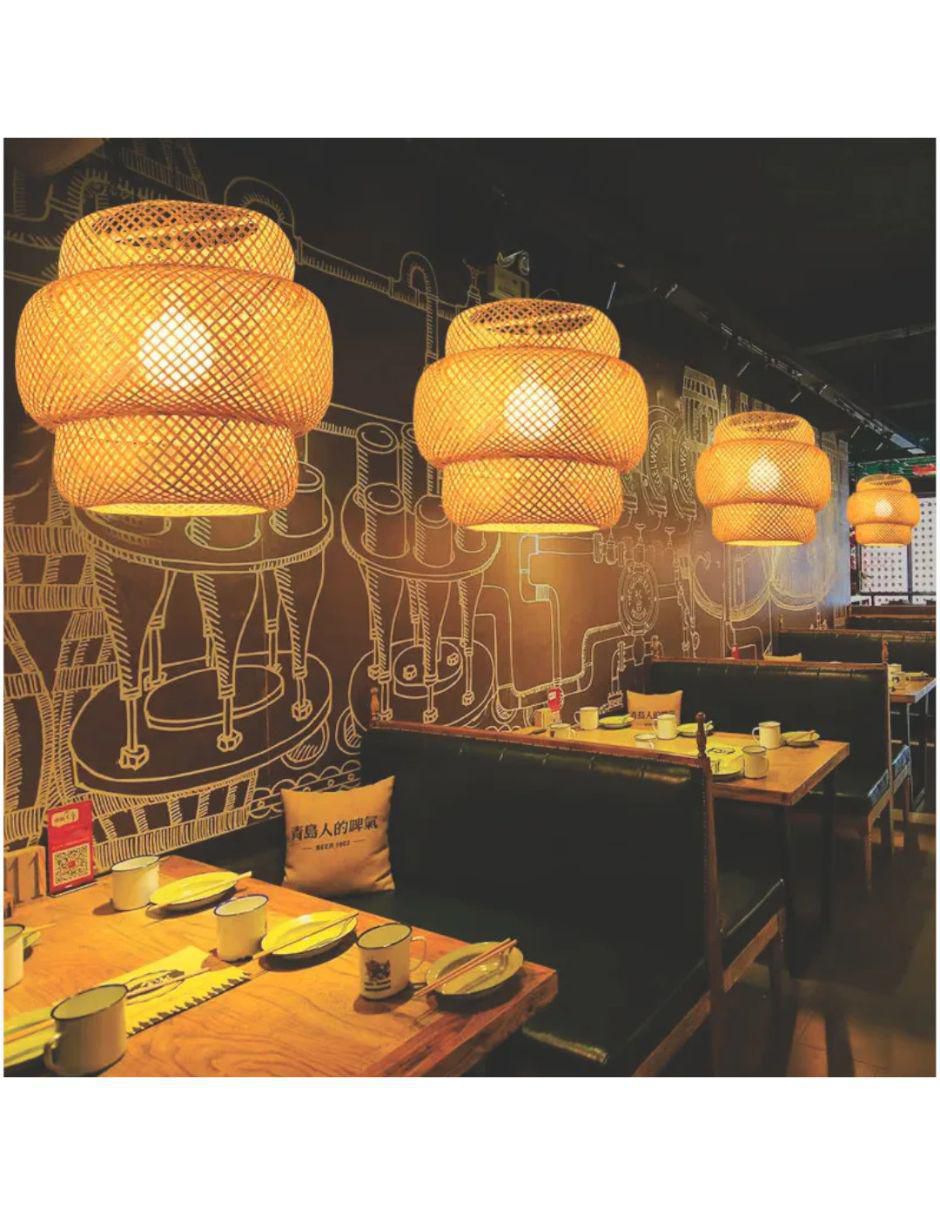 Lámpara colgante Mayadecor incandescente y led Decoración