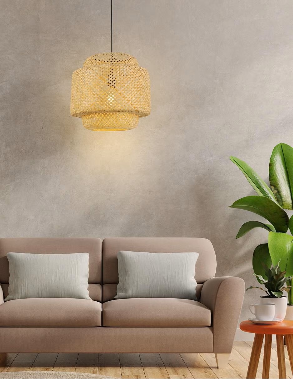 Lámpara colgante incandescente y led decoración