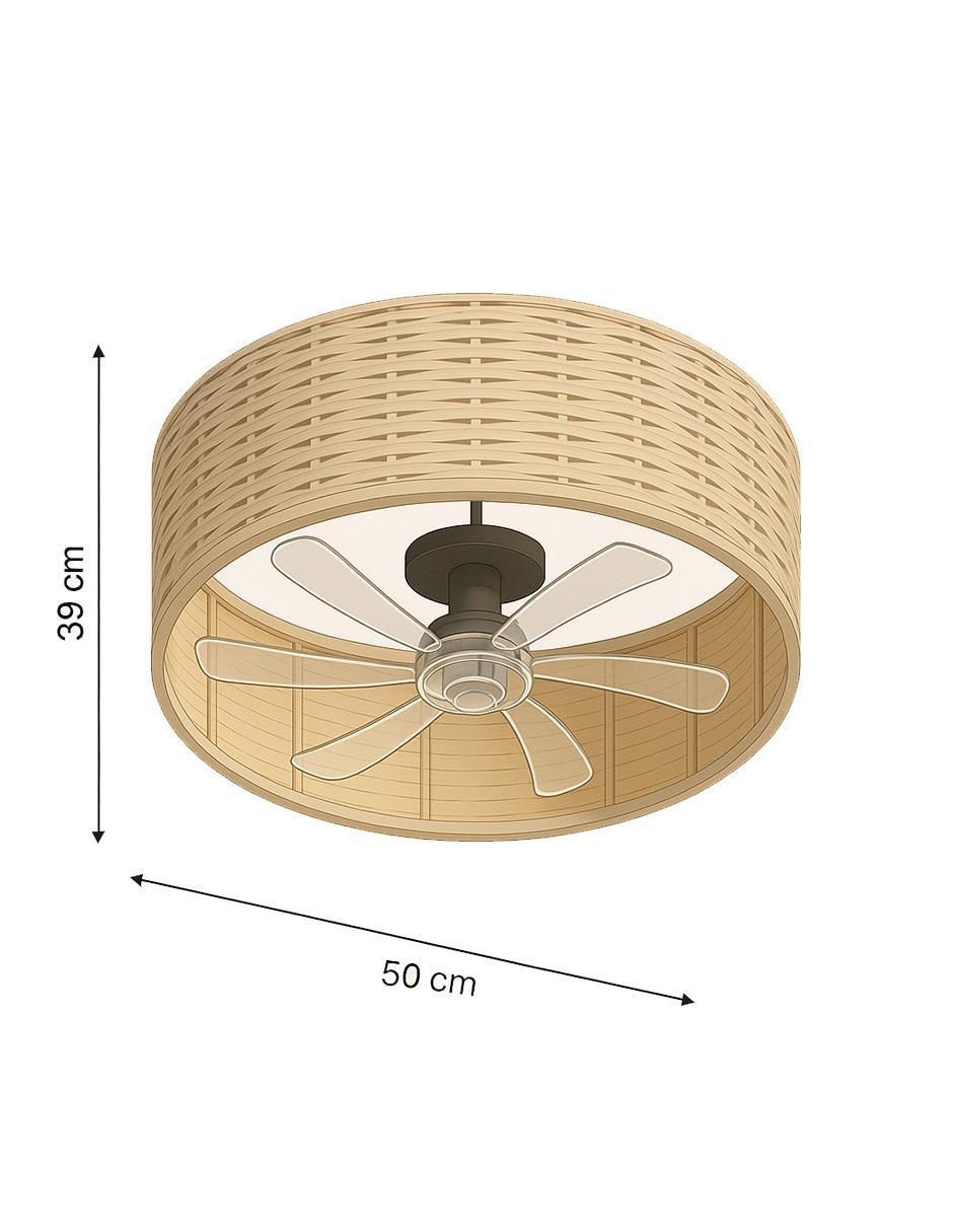 Ventilador de techo Cityluz con control remoto 6 velocidades