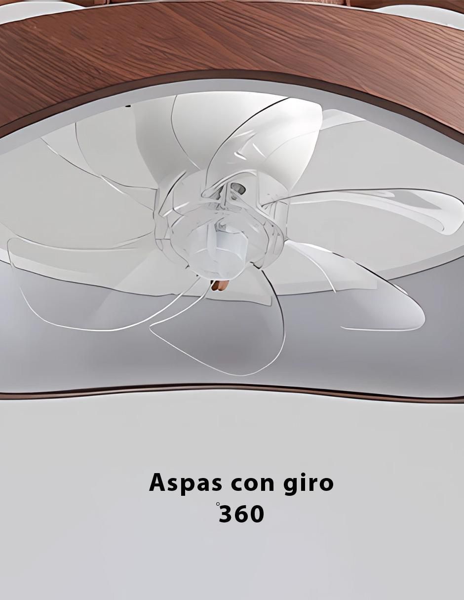 Ventilador de techo Cityluz con control remoto 4 velocidades