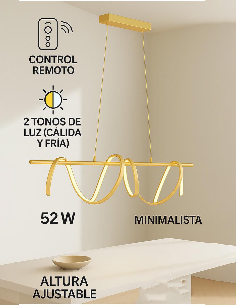 Lámpara colgante LED Cityluz Premium