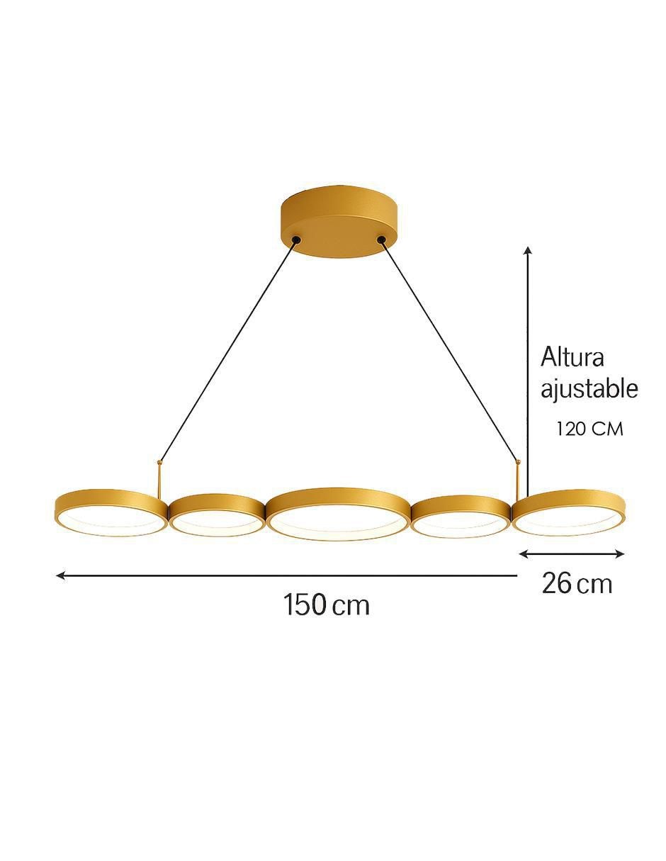Lámpara colgante Cityluz led Premium