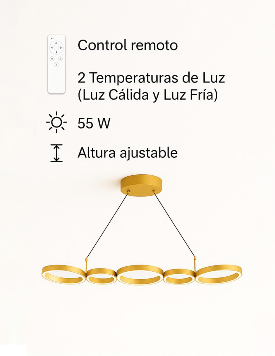 Lámpara colgante Cityluz led Premium