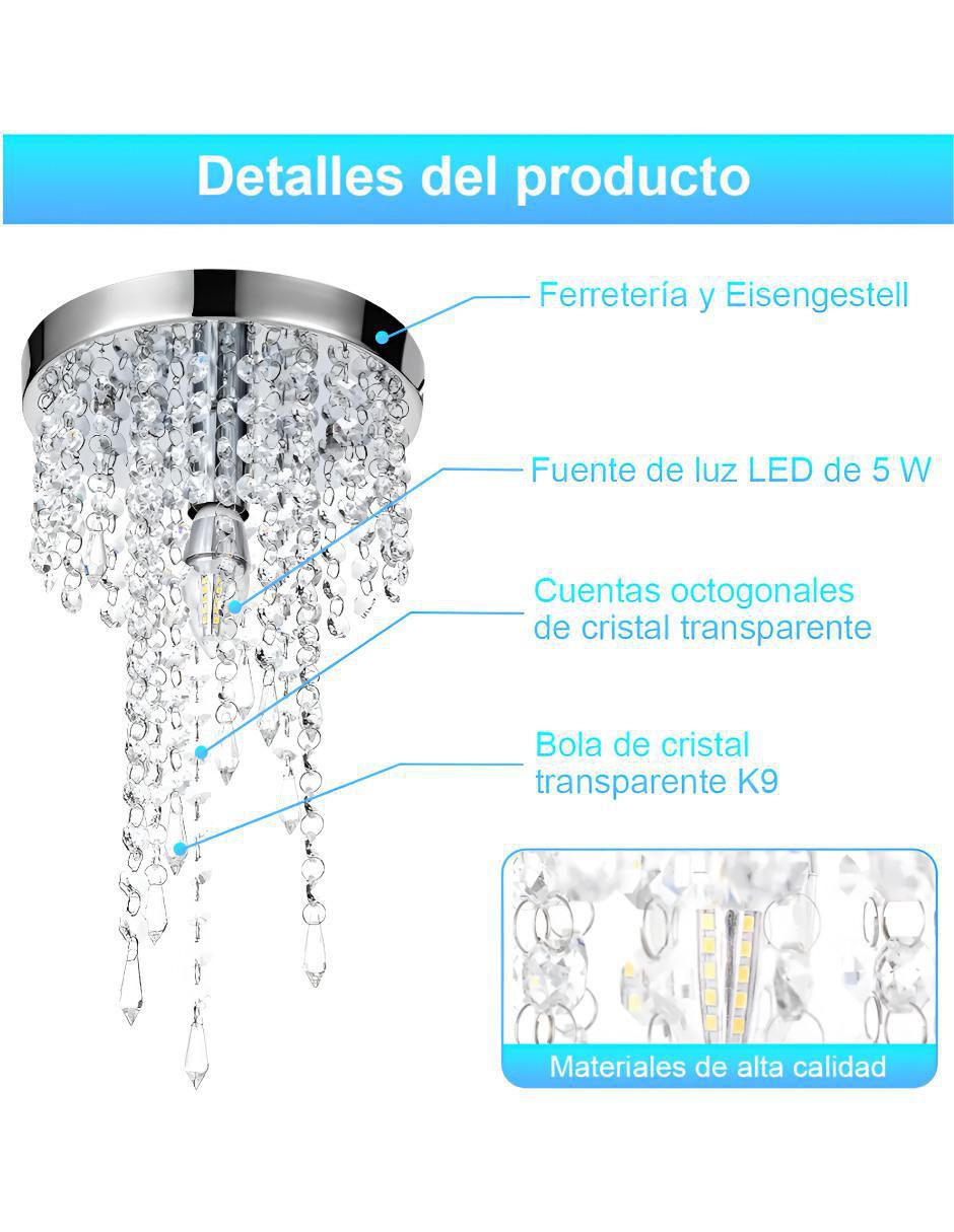 Lámpara colgante led 7