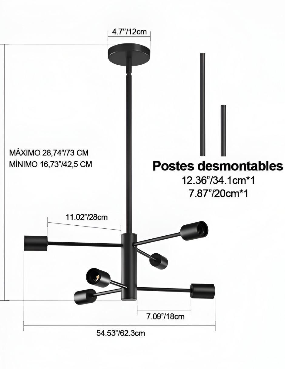 Lámpara colgante LED Xtllar 5