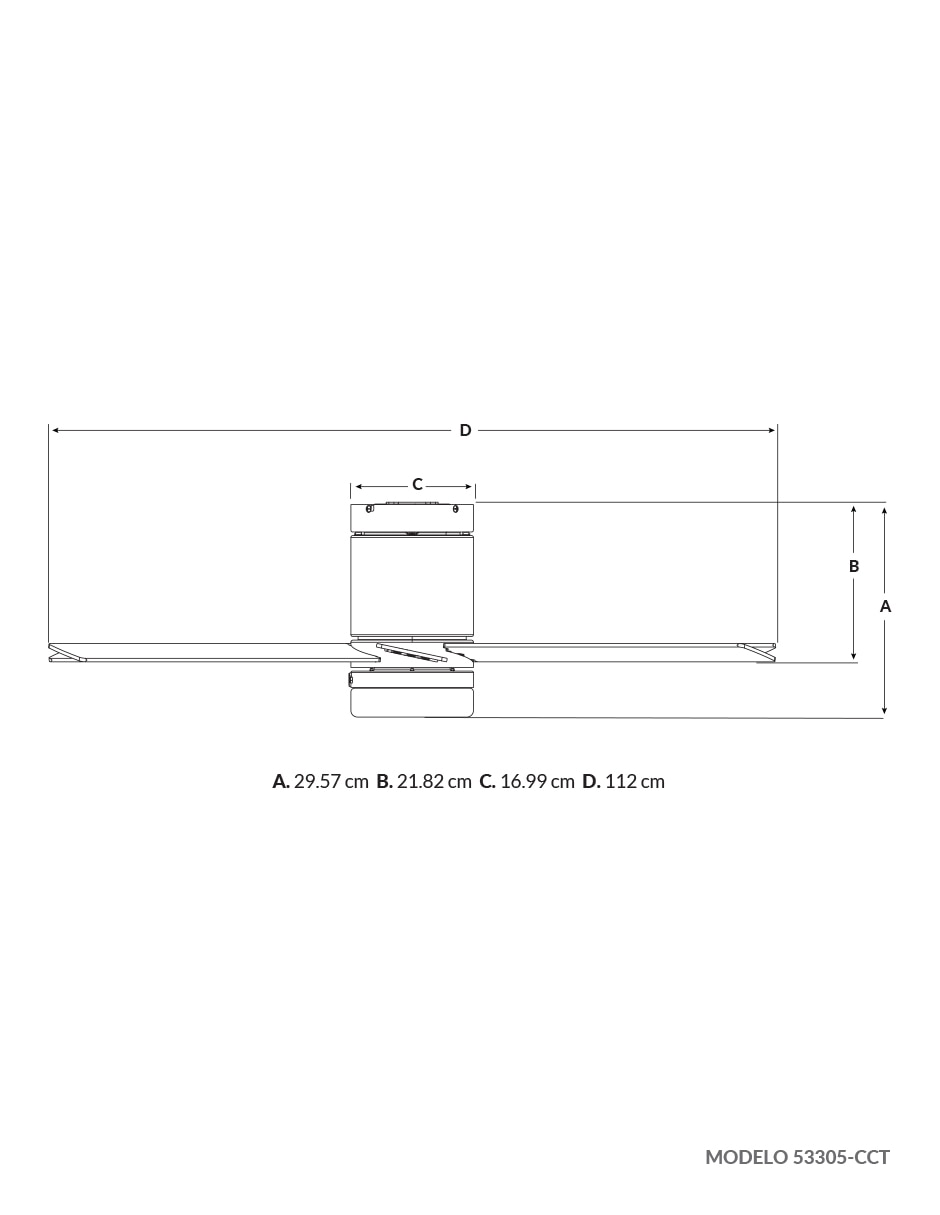 Ventilador de techo Coolfan con control remoto 3 velocidades