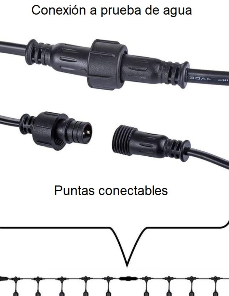 Serie de led Guirnalda De Luces con 15 focos 4
