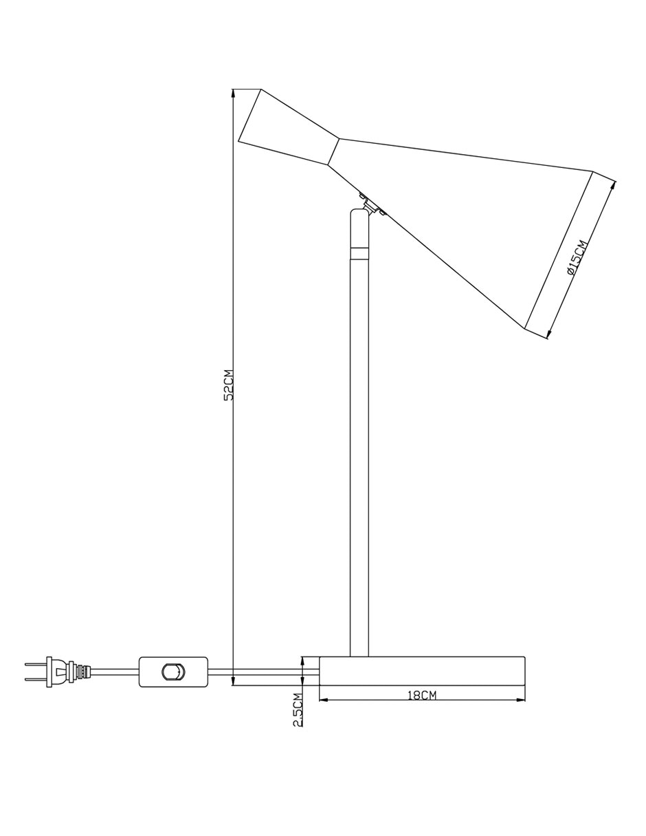 Lampara mesa Haus led