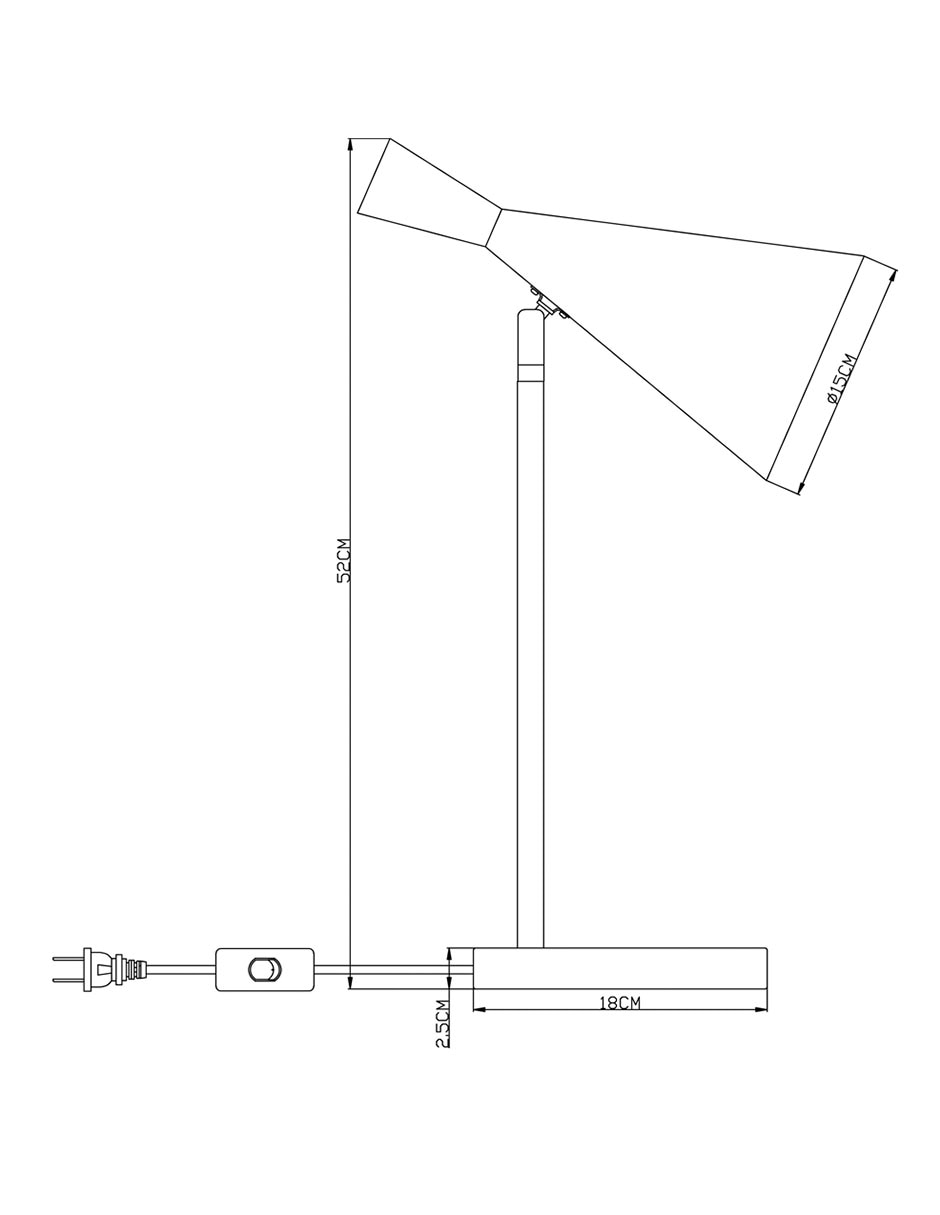 Lampara mesa Haus led