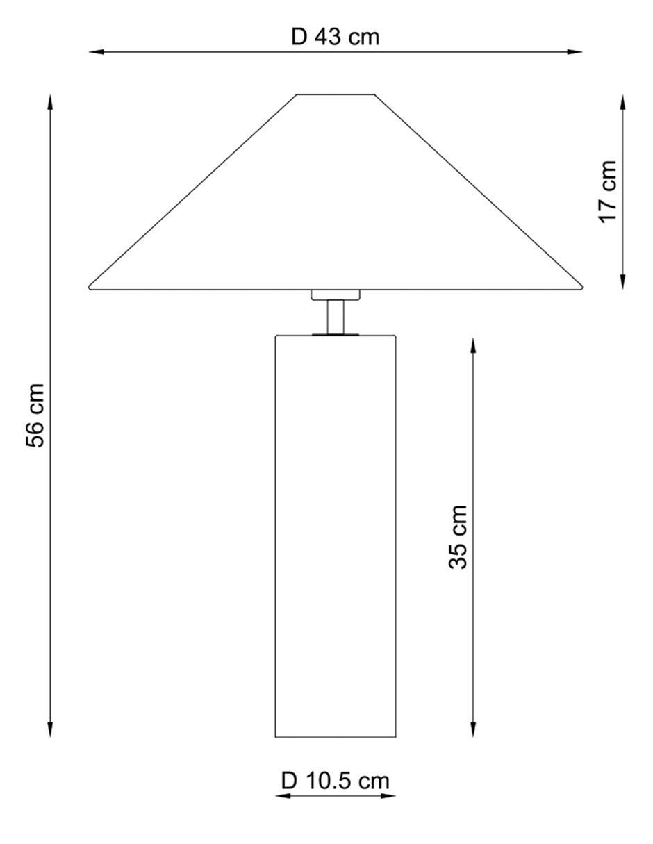 Lampara mesa N Narrative led Stvol Blk