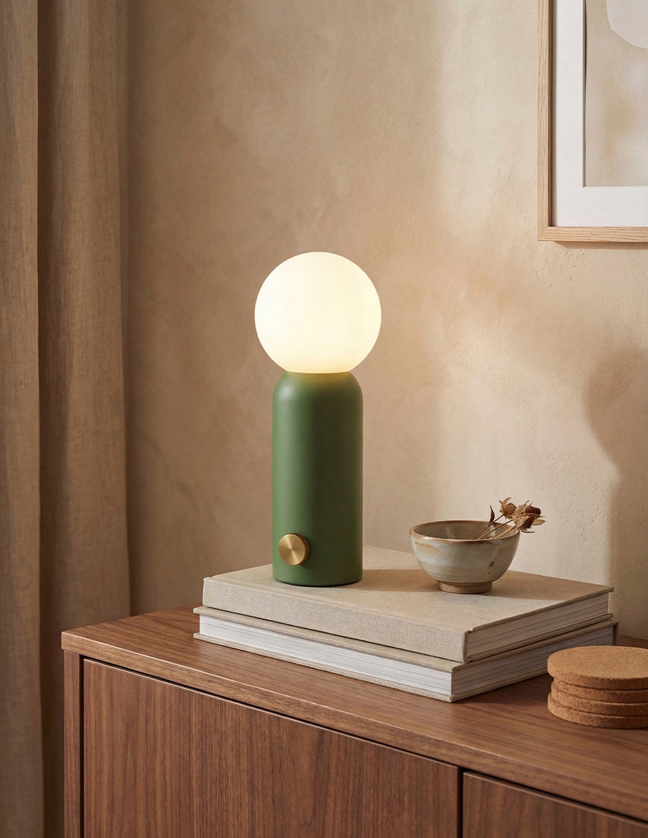 Lampara mesa Haus incandescente Fun Green