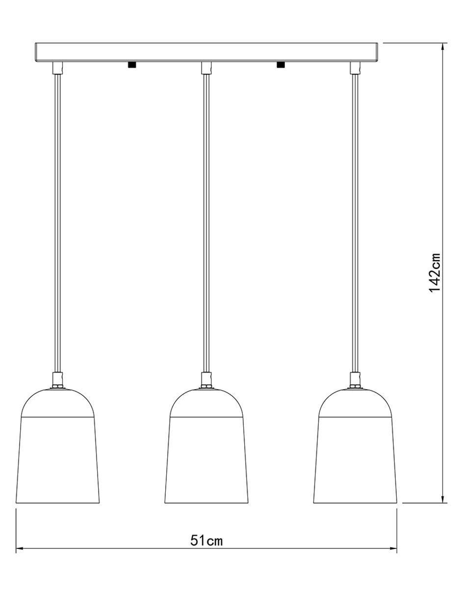 Lámpara colgante Haus led Cope