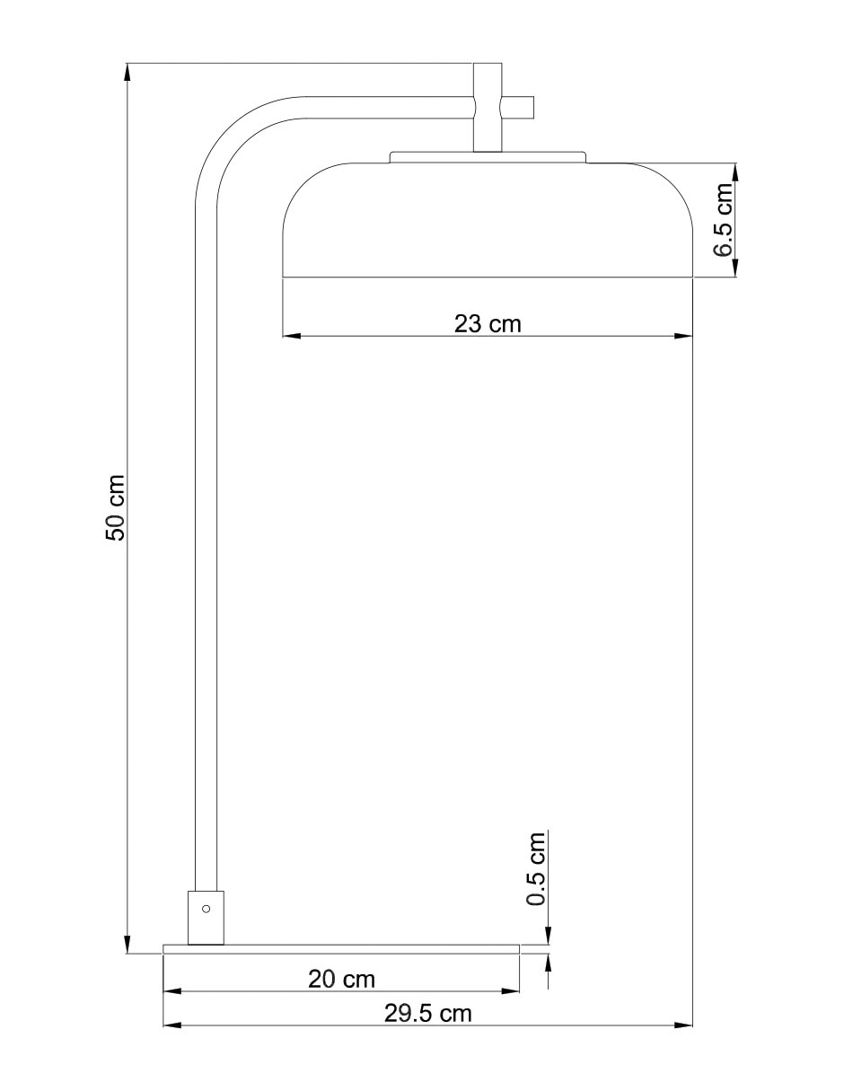 Lampara mesa N Narrative led Gloine
