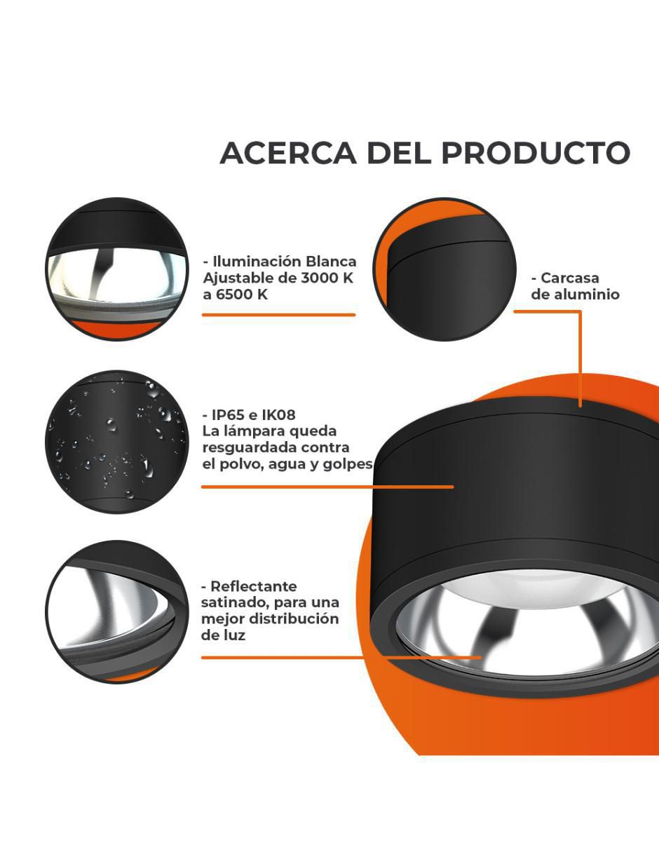 Plafón LED Elara III 3