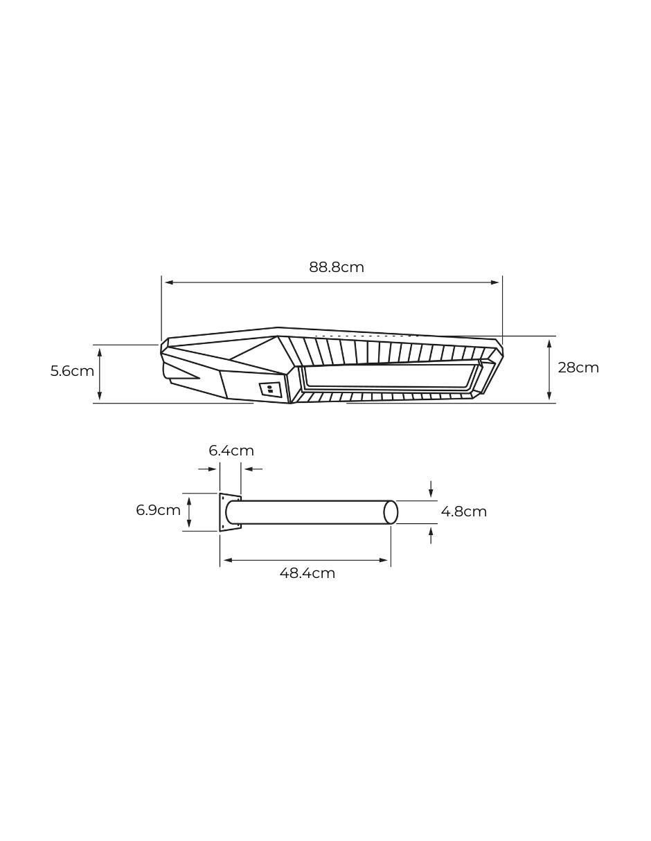 Árbotante LED Amansi IV 8
