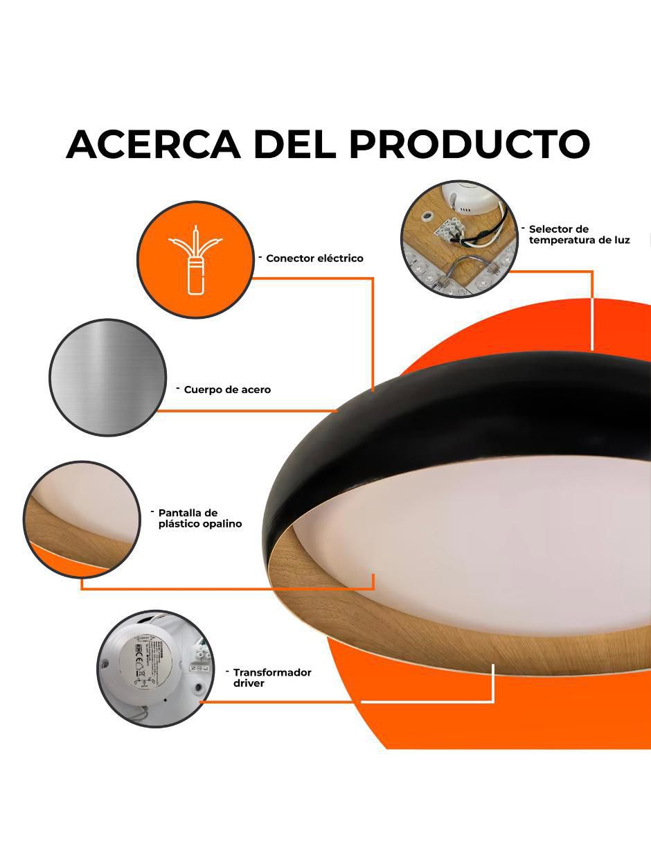Lámpara LED Legno 4