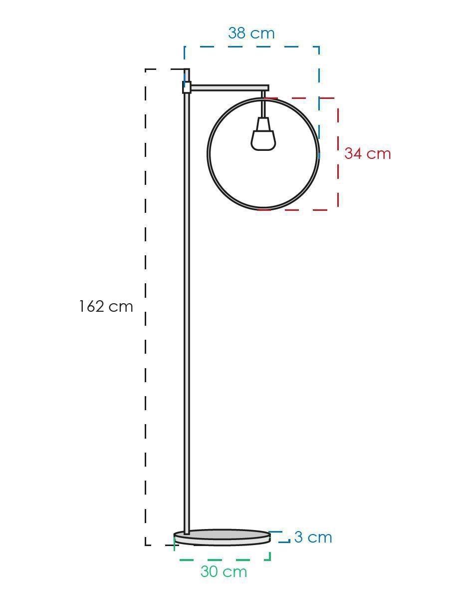 Lámpara de pie LED Class
